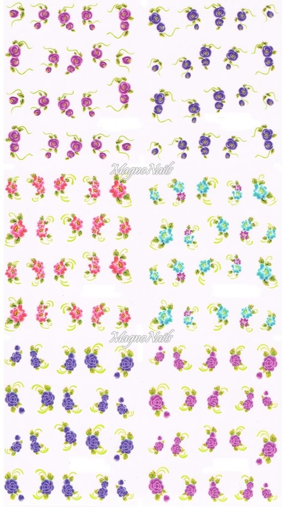 2D Nail Art Sticker