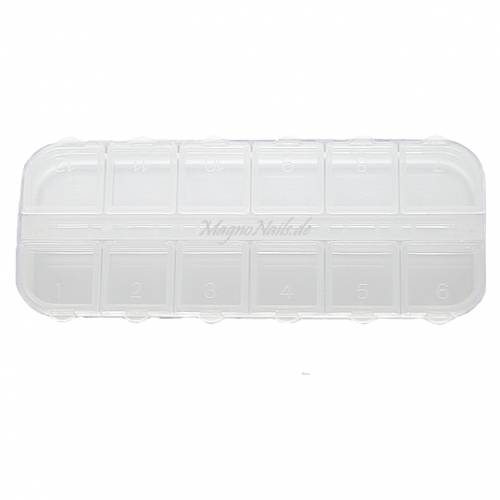 Sortierbox / Klappbox leer Nageldesign Nagelfeile Sandpapier Nägel Nails Nagelstudio