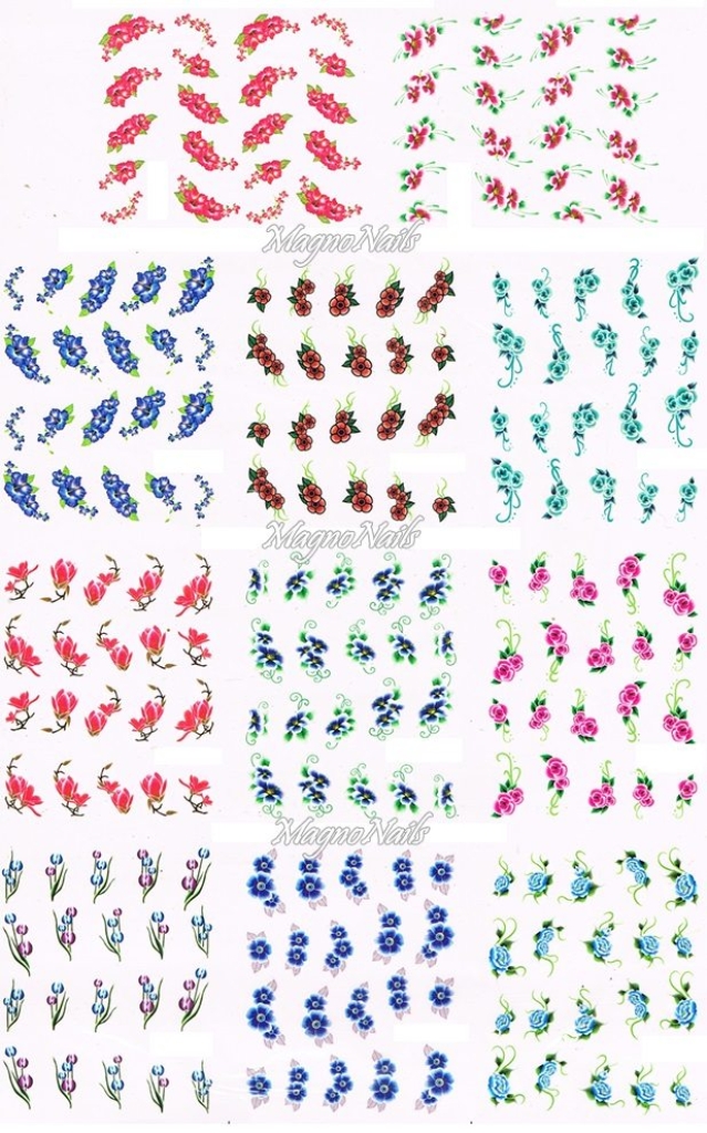2D Nail Art Sticker