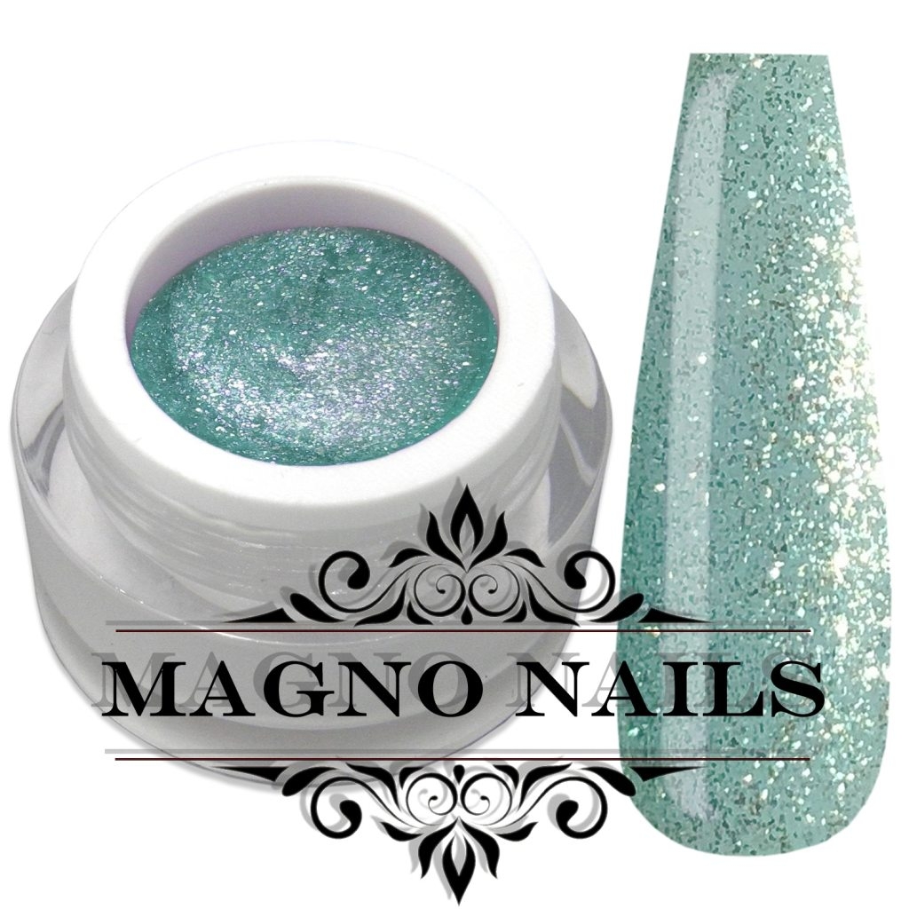 Hell Grün Glitter Glitzer Gel UV-Gel Nägel