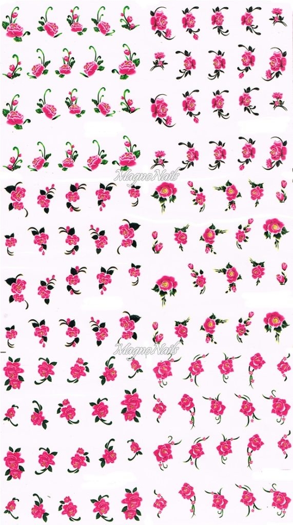 2D Nail Art Sticker
