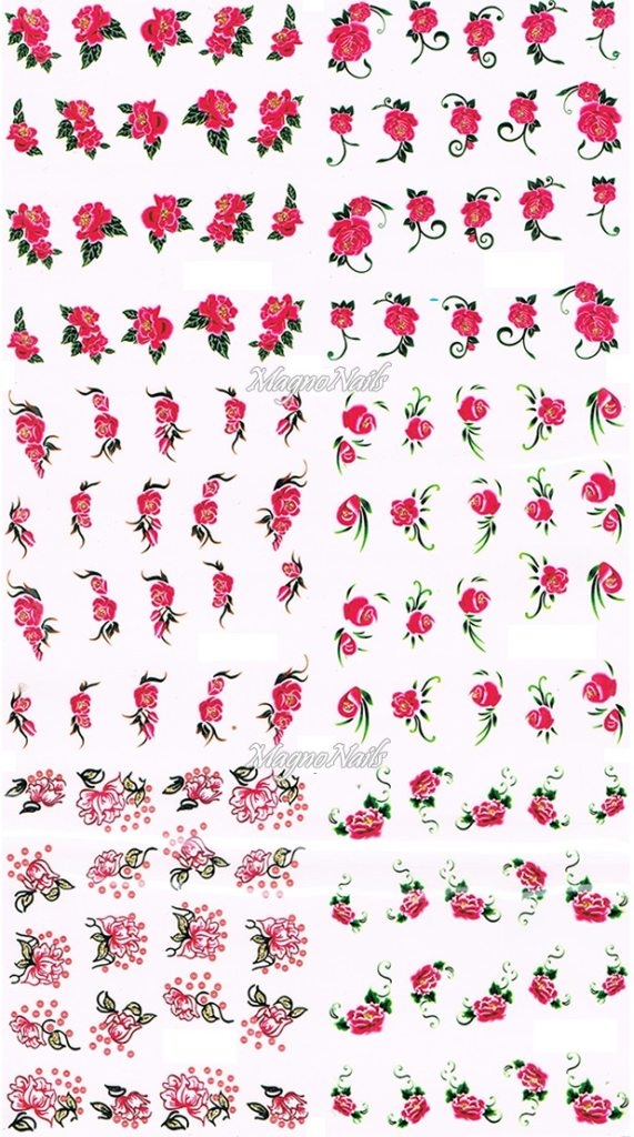 2D Nail Art Sticker