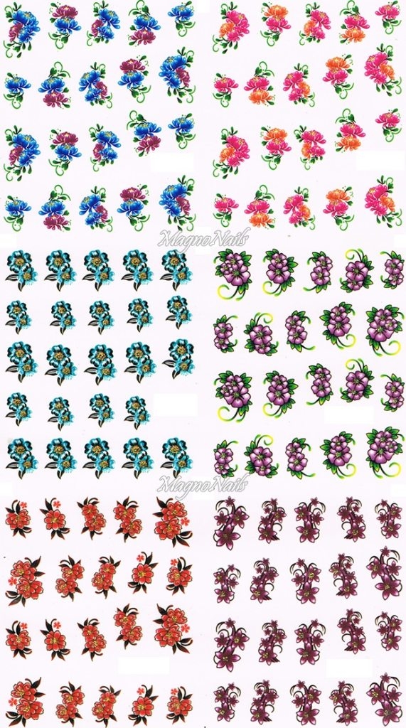 2D Nail Art Sticker