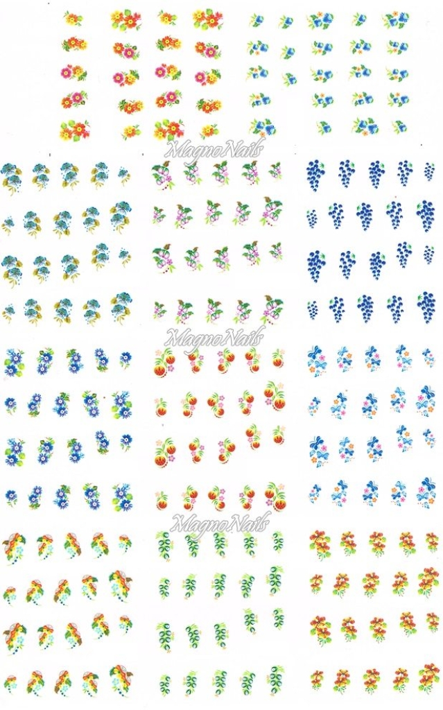2D Nail Art Sticker
