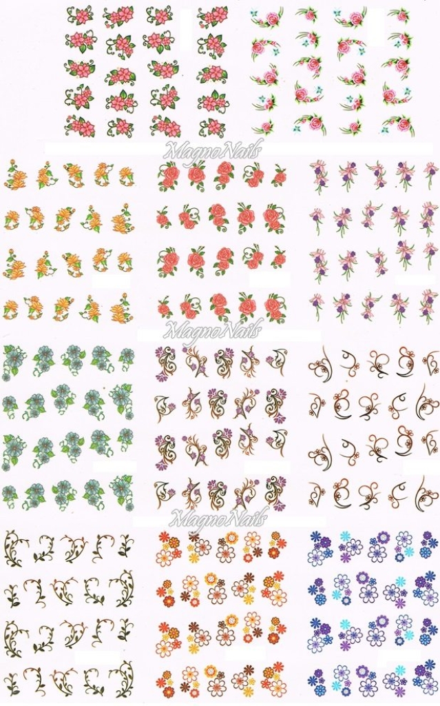 2D Nail Art Sticker