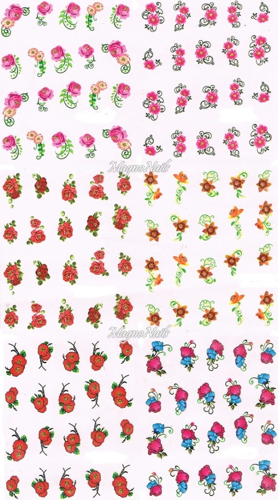 2D Nail Art Sticker