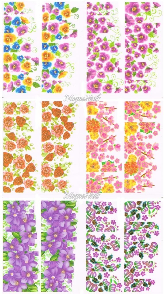 2D Nail Art Sticker
