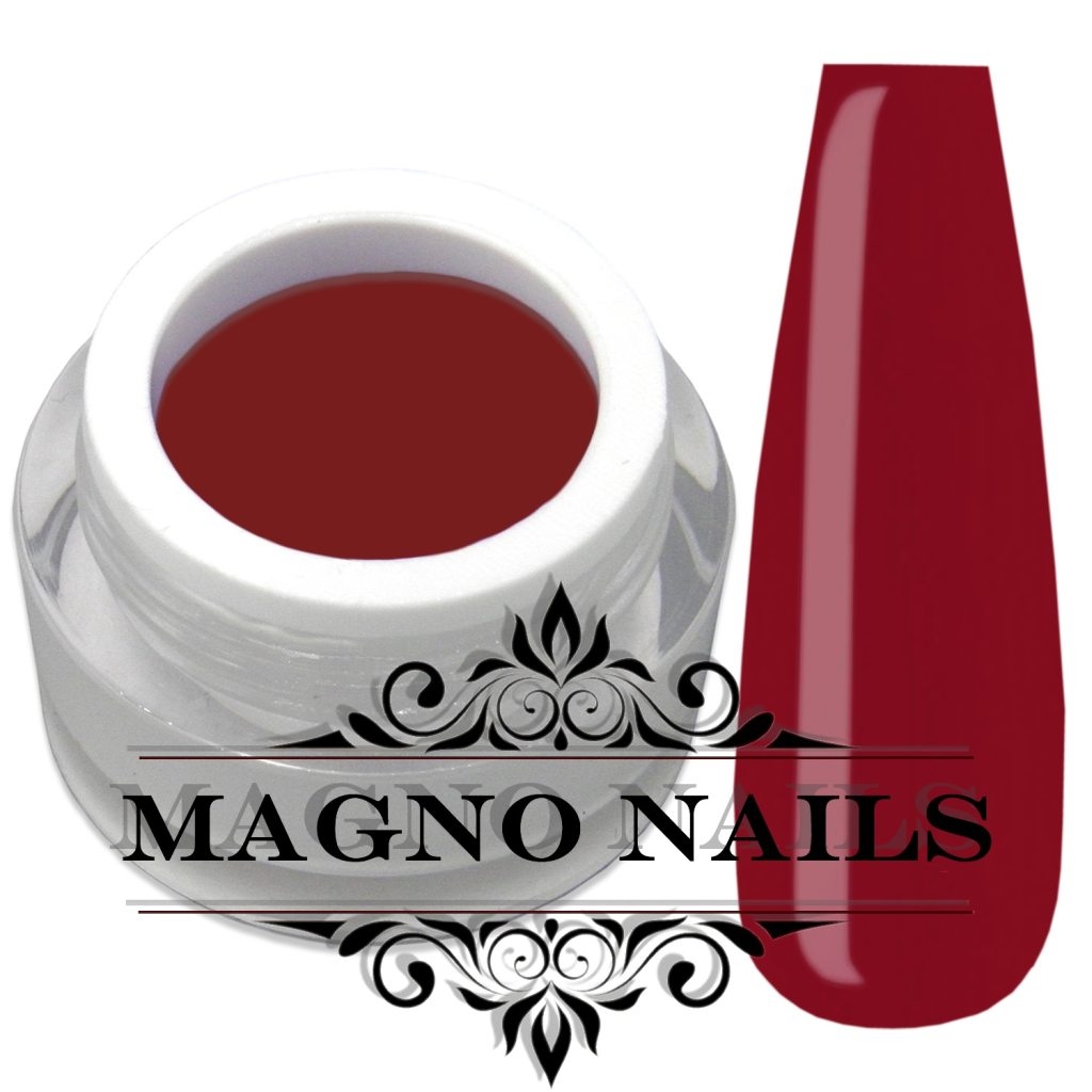 UV Gel - 1641 - Farb Gel - Red Velvet Farbgel Nägel Nagelgel Colorgel Nails dunkelrot