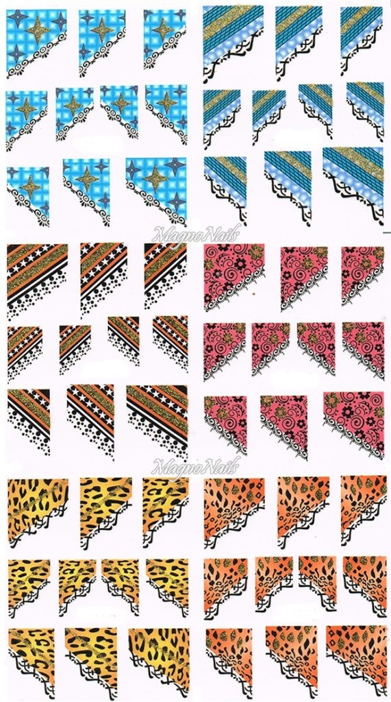 2D Nail Art Sticker
