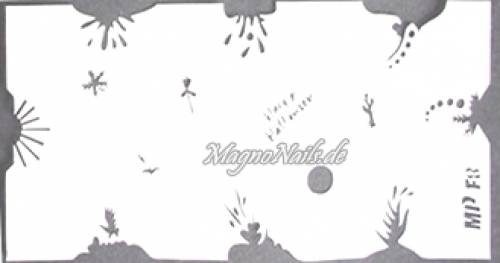 Nageldesign Nailart Nail Art Airbrush Schablone viele Designs