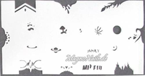Nageldesign Nailart Nail Art Airbrush Schablone viele Designs