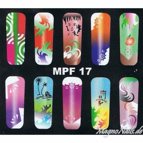 MPF 17 Airbrush Schablone