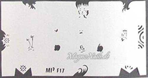 Nageldesign Nailart Nail Art Airbrush Schablone viele Designs