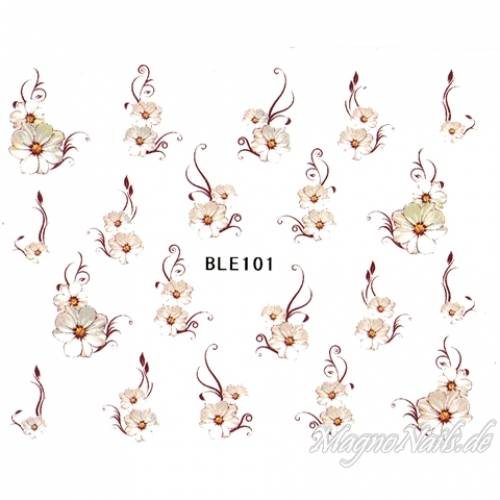 2D Nail Art One Stoke Sticker