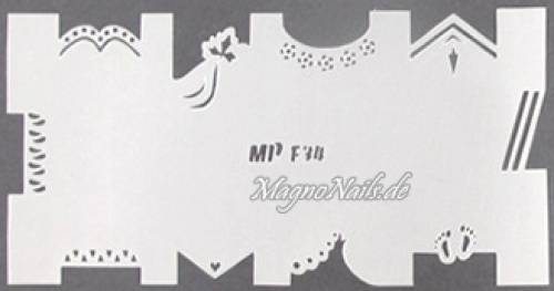 Nageldesign Nailart Nail Art Airbrush Schablone viele Designs