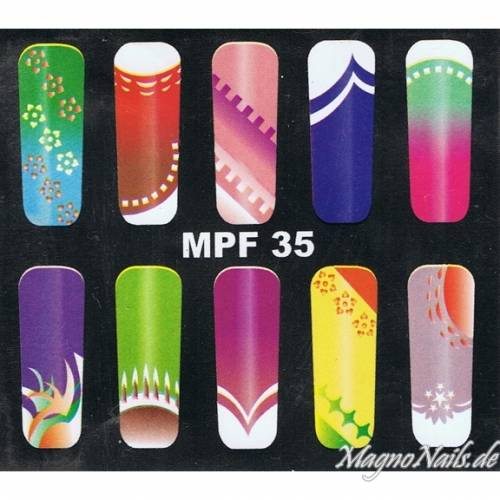 MPF 35 Airbrush Schablone