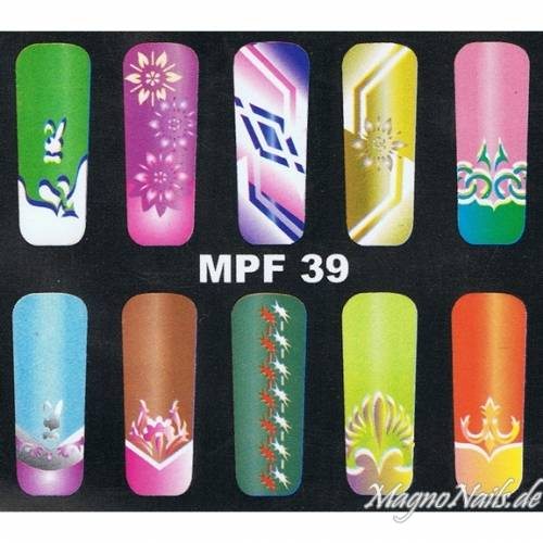 MPF 39 Airbrush Schablone