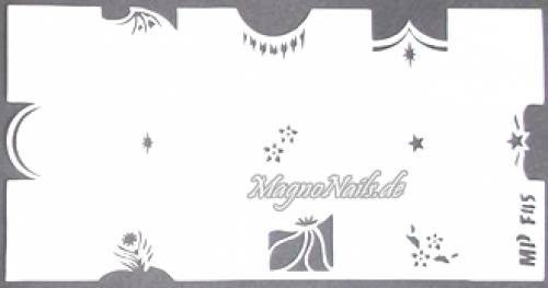 Nageldesign Nailart Nail Art Airbrush Schablone viele Designs