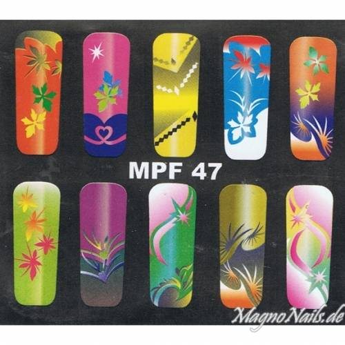 MPF 47 Airbrush Schablone