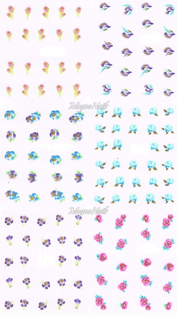 2D Nail Art Sticker