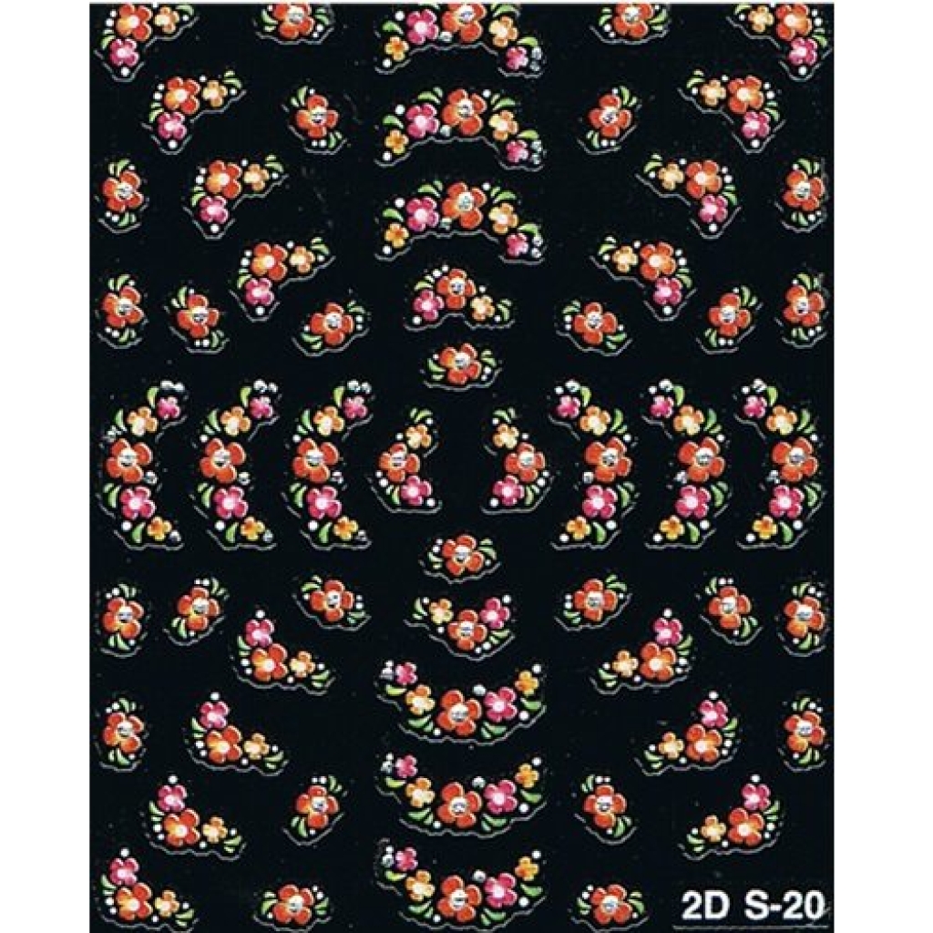 2D Nail Art Sticker