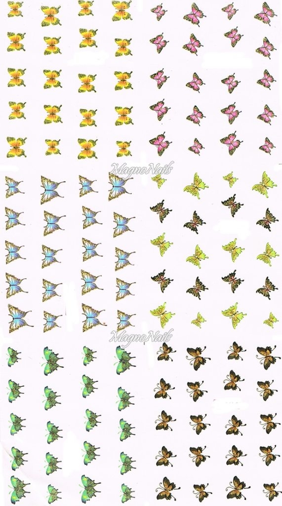 2D Nail Art Sticker