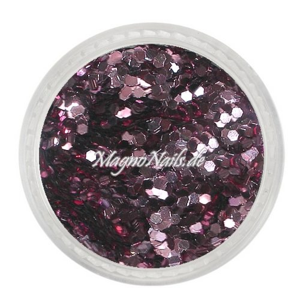 Nail Art Pailetten altrosa metallic 1mm Nägel Nails Nailart Nageldesign Nagel Glitzer Pailetten