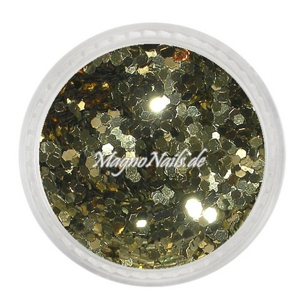 Nail Art Pailetten gold 1mm Nägel Nails Nailart Nageldesign Nagel GlitzerPailetten