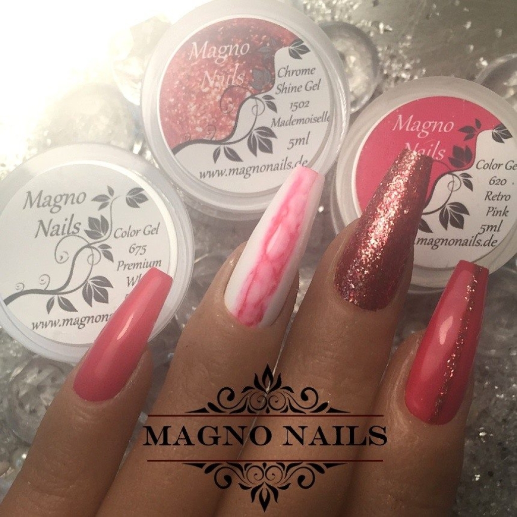 Rot Aquarel Nagelfolien Transfer Folien Blumen Nageldesign Ideen - Sommernägel - Sommer Nägel 
