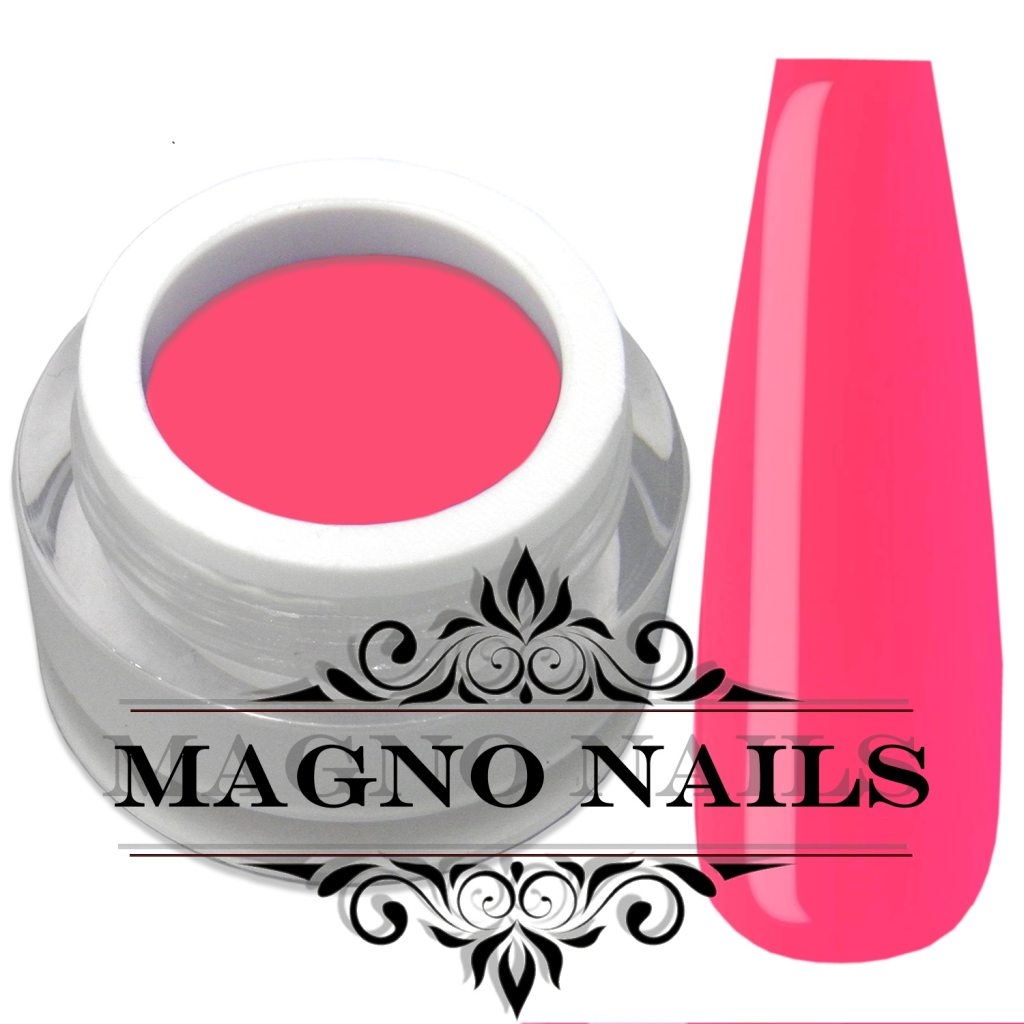 UV Gel - 663 - Farb Gel Neon Barbie Nägel Nagelgel Dosen UV-Gel Color Gel Farbgel neonpink