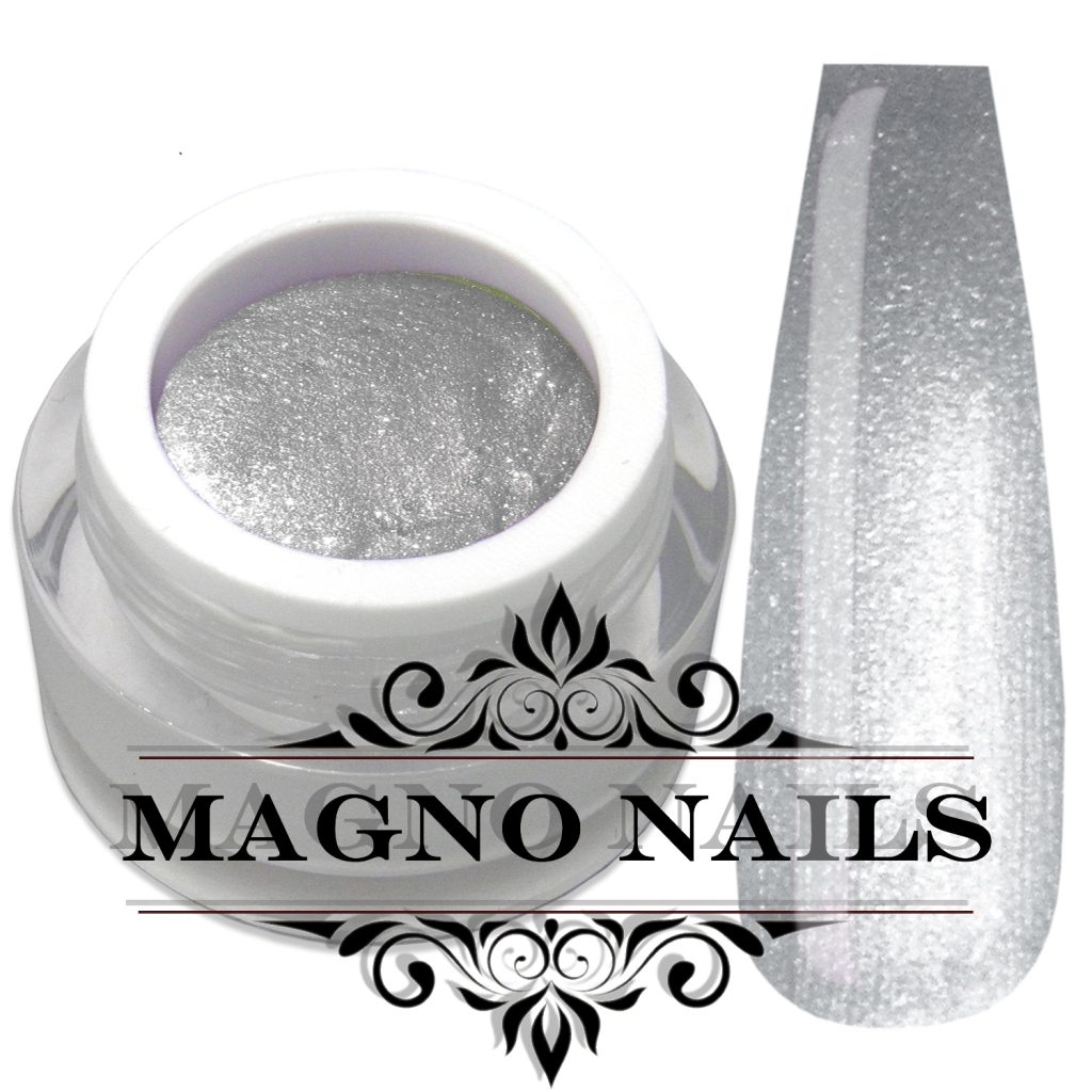 UV Gel - 704 - Perlmutt Gel Metallic Silver