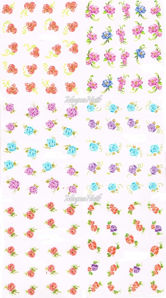2D Nail Art Sticker
