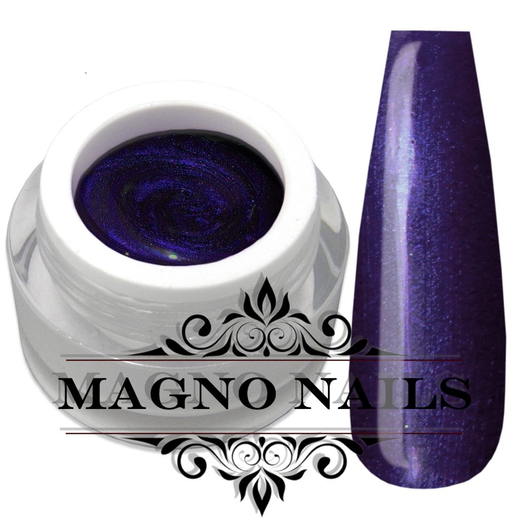 Metallic Farbe in dunkelblau Perl Gel