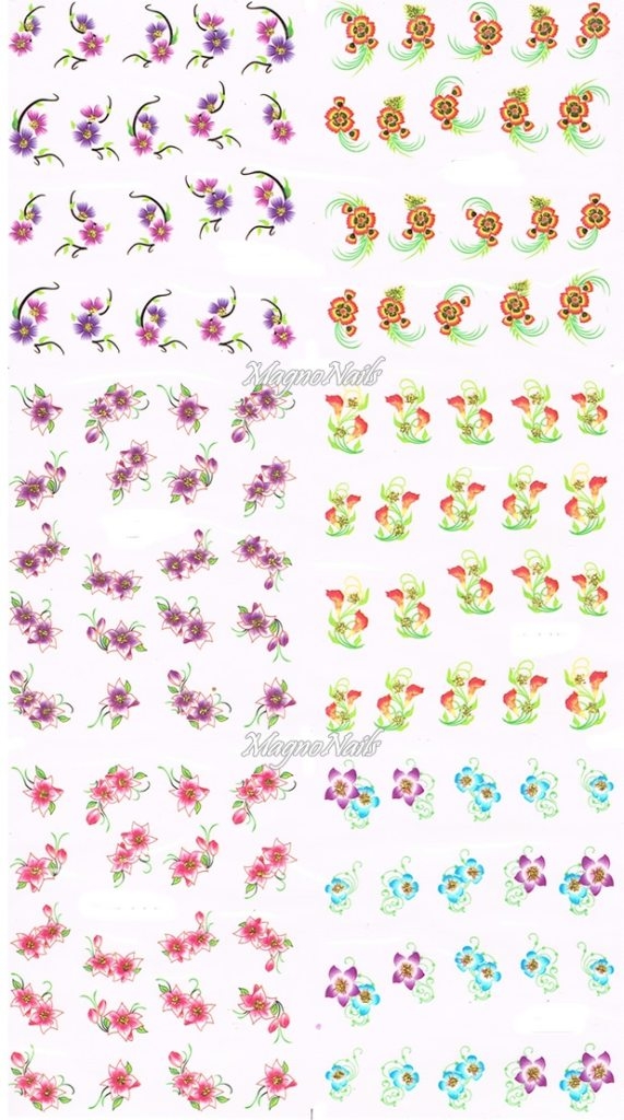 2D Nail Art Sticker