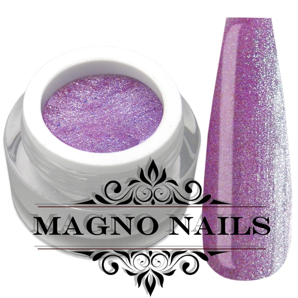 UV Gel - 820 - Glitter Gel Purple fine Nails Nagelgel Nögel Nail Glitzer