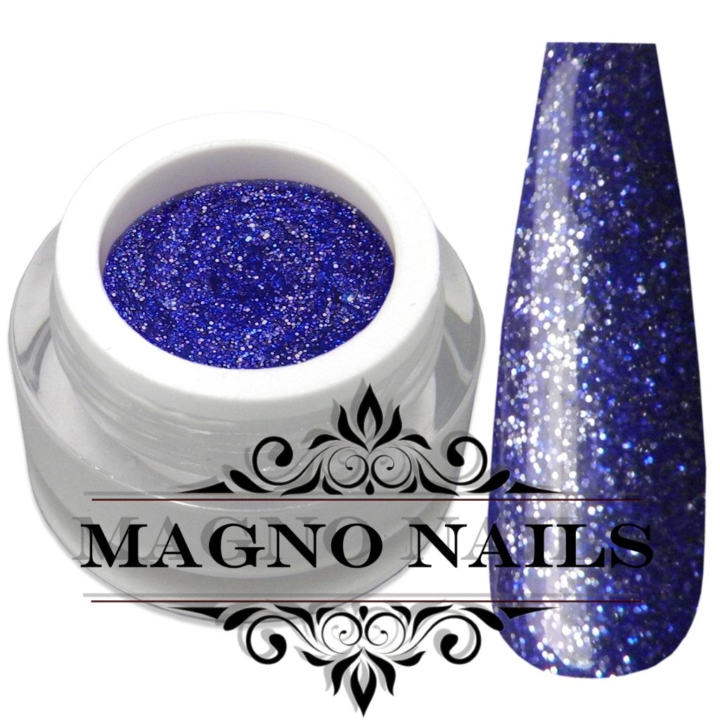 Lila deckendes UV Glitzer Gel