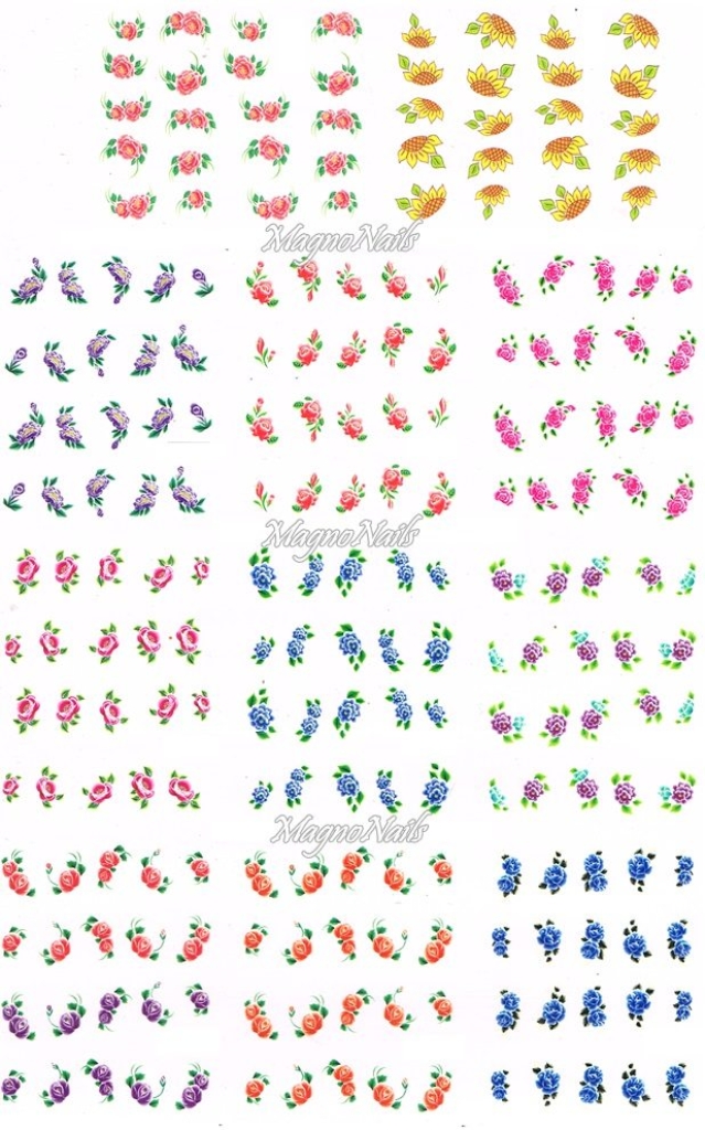 2D Nail Art Sticker