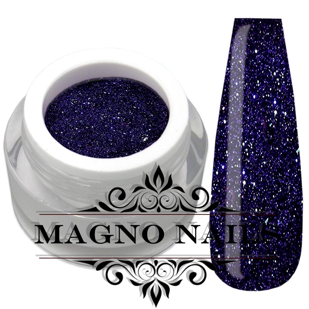 Dunkel Lila UV Glitzergel Glitter Gel