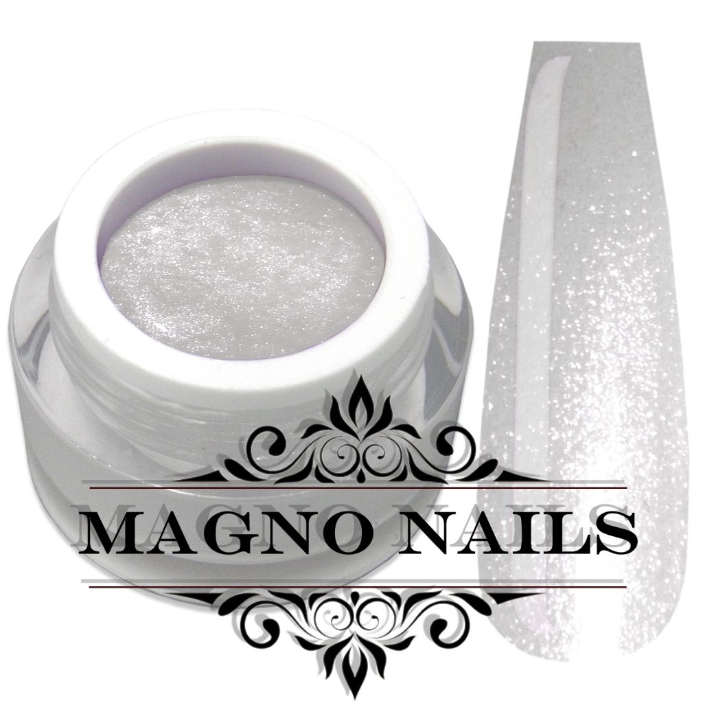 UV Gel - 872 - Glitter Gel Rainbow fine Nägel Nagelgel Dosen UV-Gel Color Gel Farbgel Perlmutt Perlgel weiß
