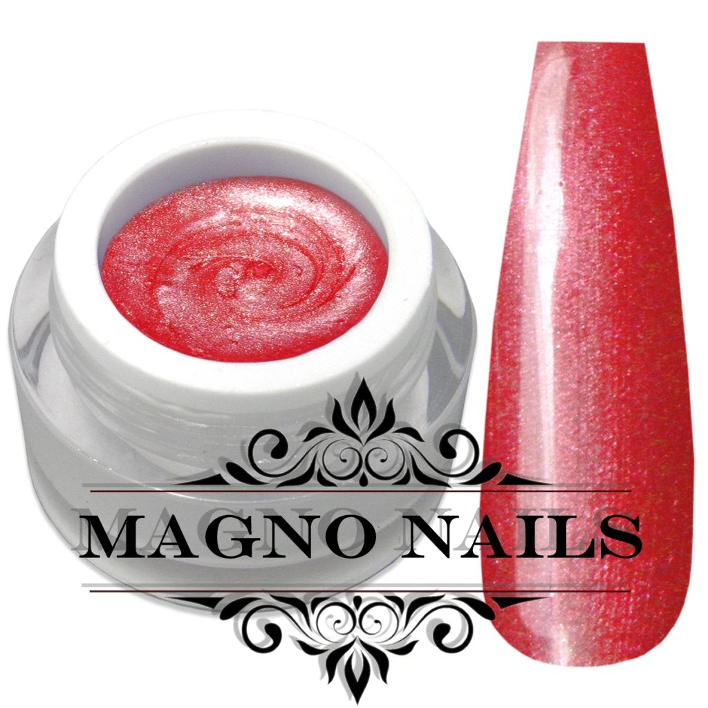 Metallic Dunkel Coral Peach Pfirsich Herbst Farbgel UV Gel