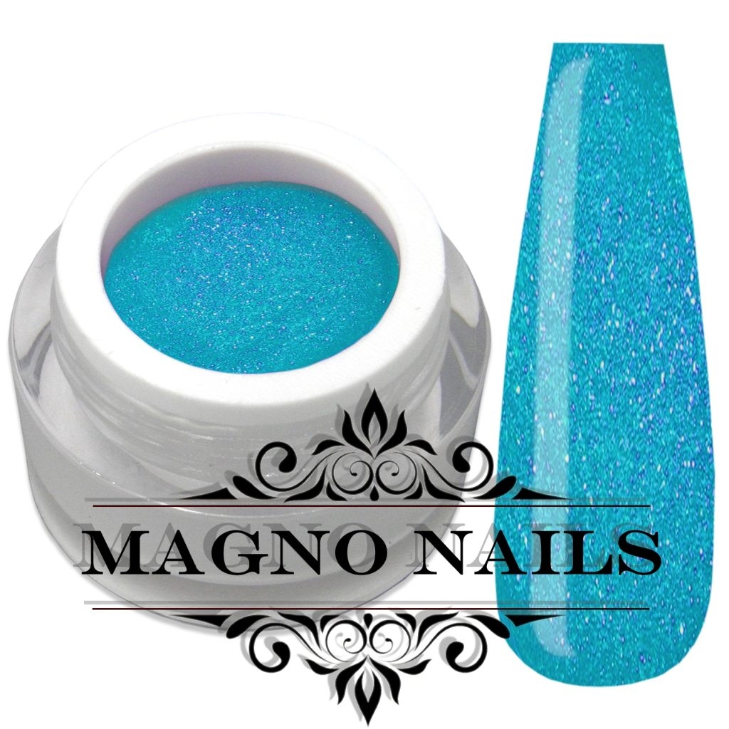 Glittergel Turquiose Fein Schimmer Glitzer Gel