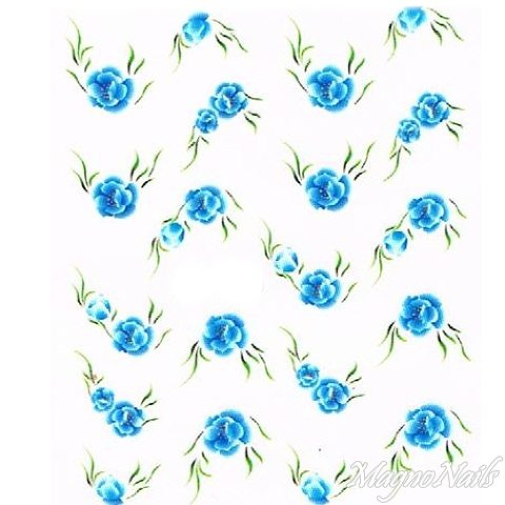 2D Nail Art One Stoke Sticker