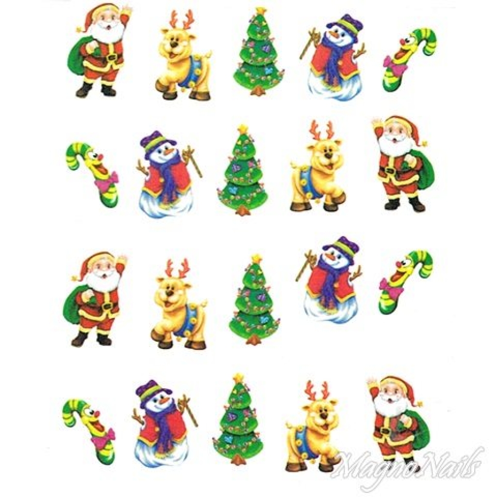 2D Nail Art One Stoke Sticker