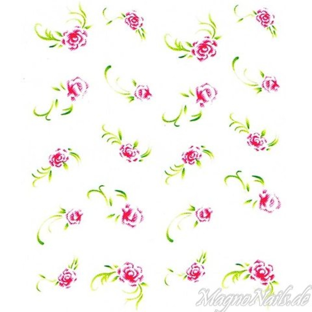 2D Nail Art One Stoke Sticker