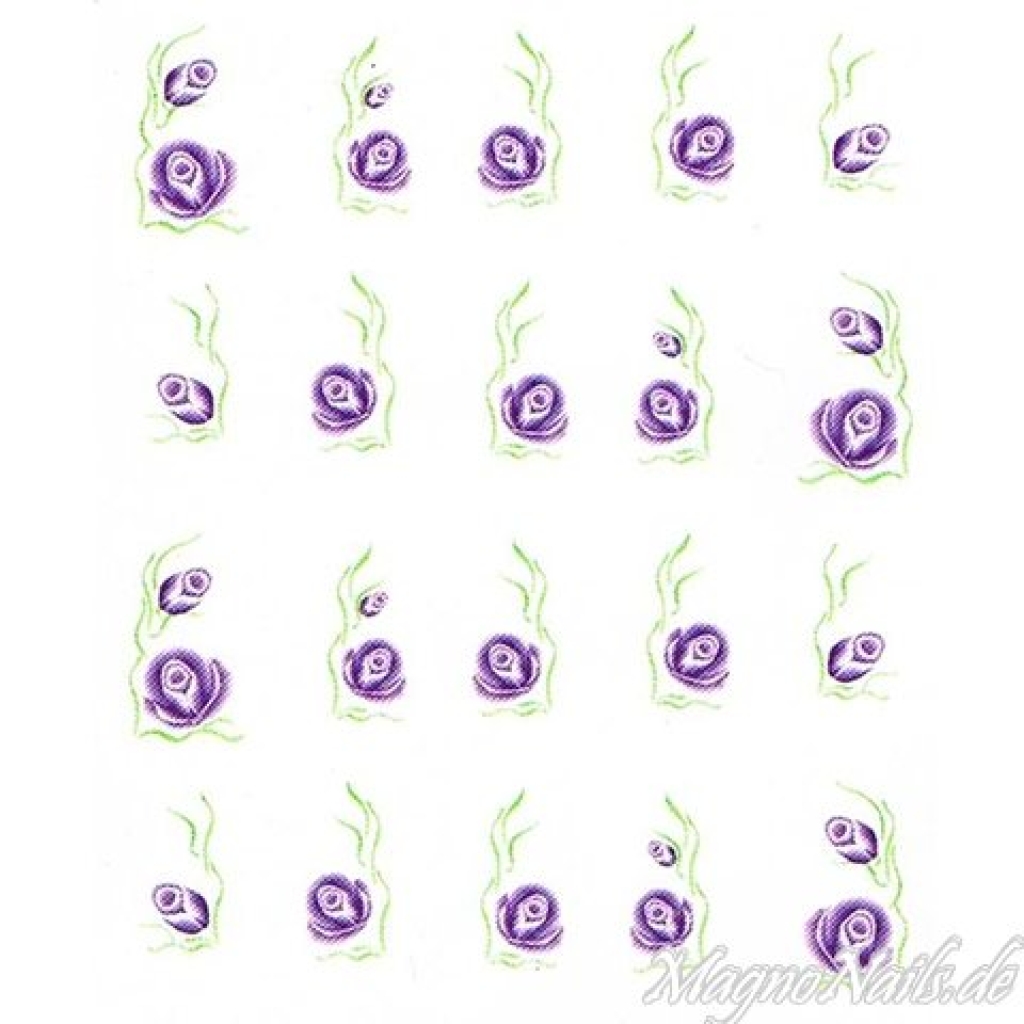 2D Nail Art One Stoke Sticker