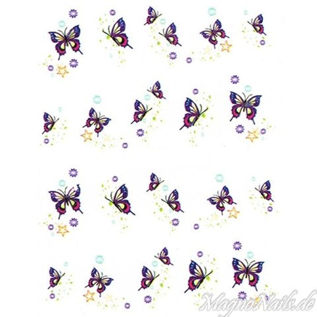 2D Nail Art One Stoke Sticker
