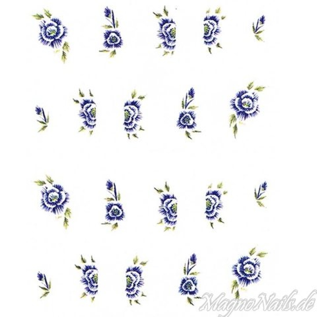 2D Nail Art One Stoke Sticker