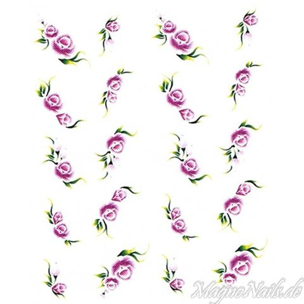 2D Nail Art One Stoke Sticker