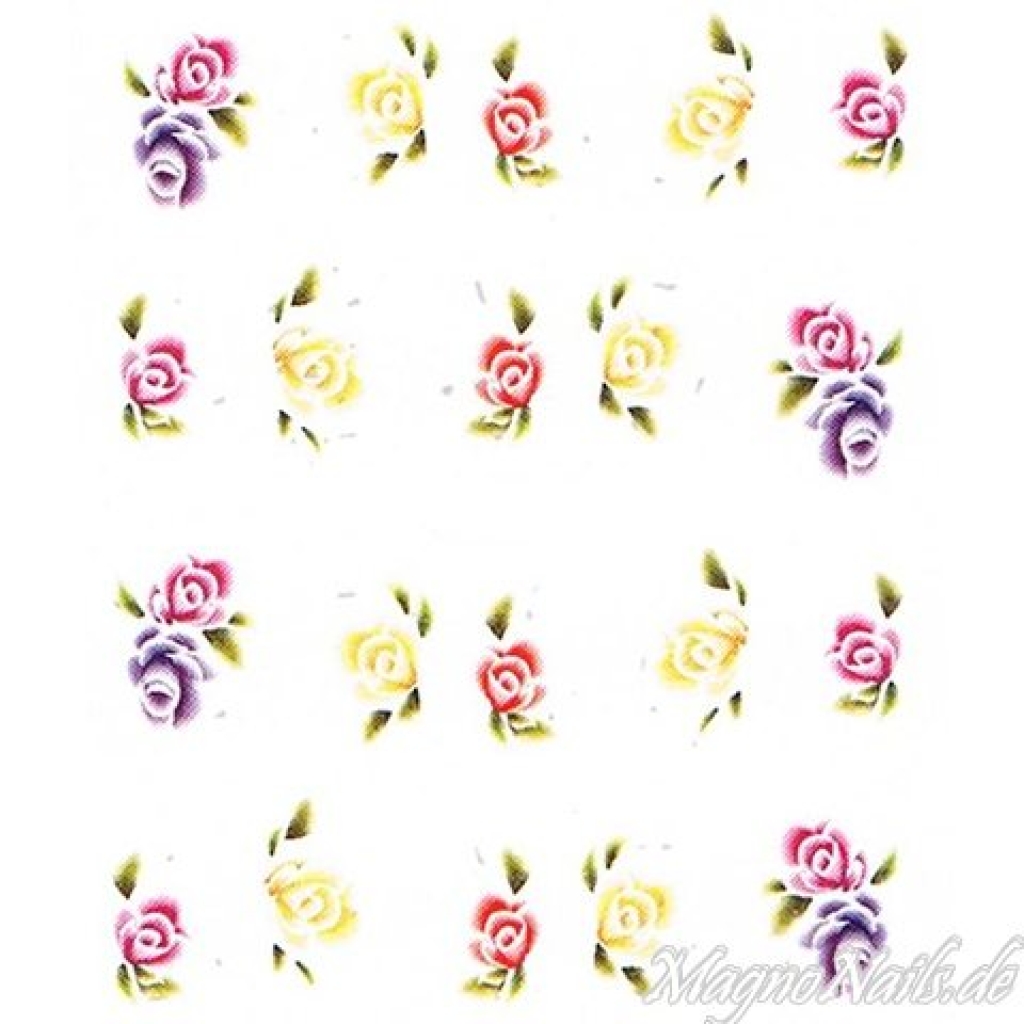 2D Nail Art One Stoke Sticker