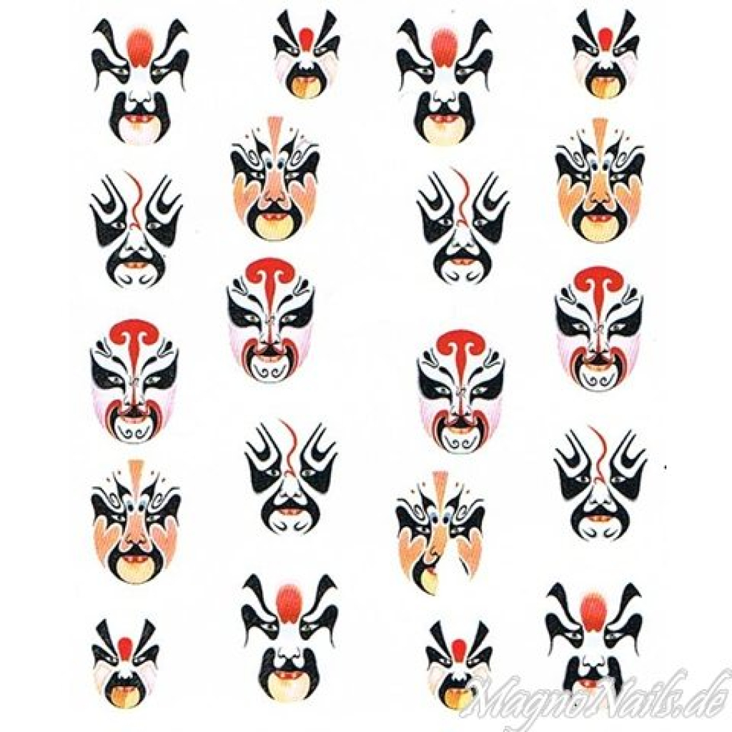 2D Nail Art One Stoke Sticker